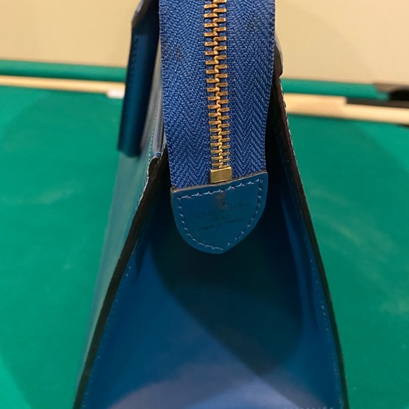 Authentic blue epi handbag/business bag - Picture 2 of 7